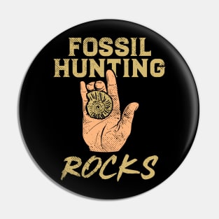 Fossil Hunting Rocks Pin