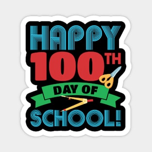 100 Days Of School 100th Day Llama Magnet