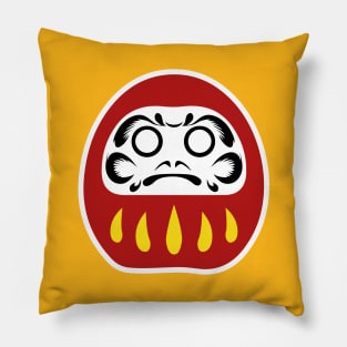 Japanese Daruma Lucky Charm Pillow