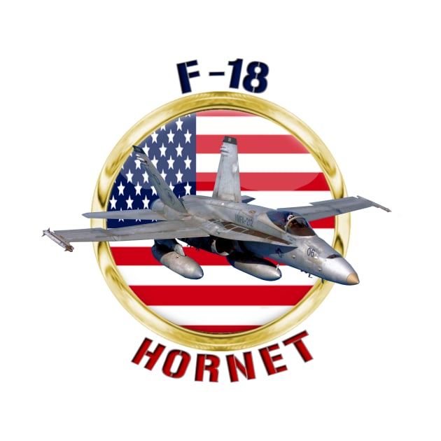 F-18 Hornet USA by MilMerchant