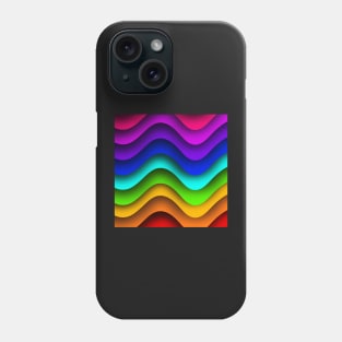 Rainbow Wave Phone Case