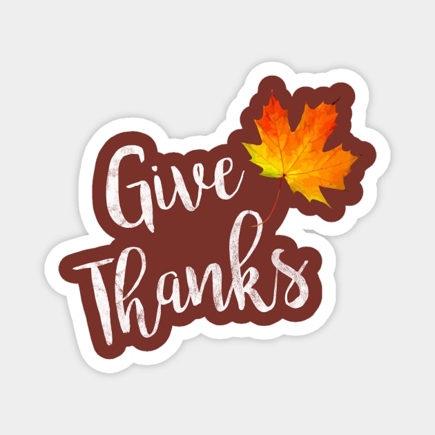 Give Thanks Magnet by tjfdesign