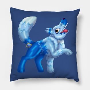 Mallowolf: Blue Pillow