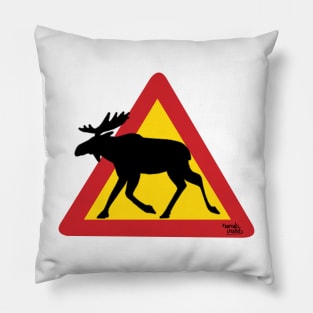Moose in Finland Pillow