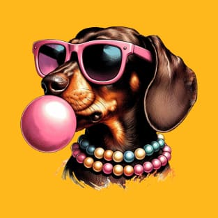 Dachshund Bubble Tee T-Shirt