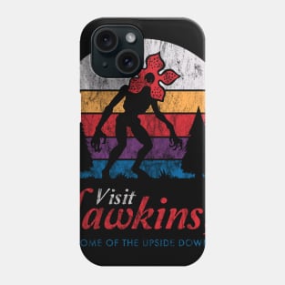 Visit Hawkins - Vintage Distressed - Demogorgon Phone Case