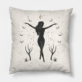 Night Moon Goddess Pillow