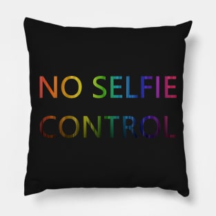 No Selfie Control Pillow