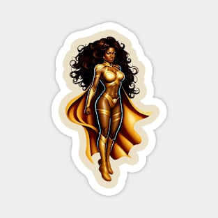Black Woman Hero Magnet