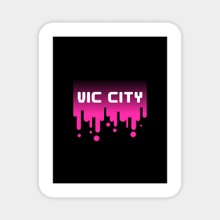 Retro Vic City Magnet
