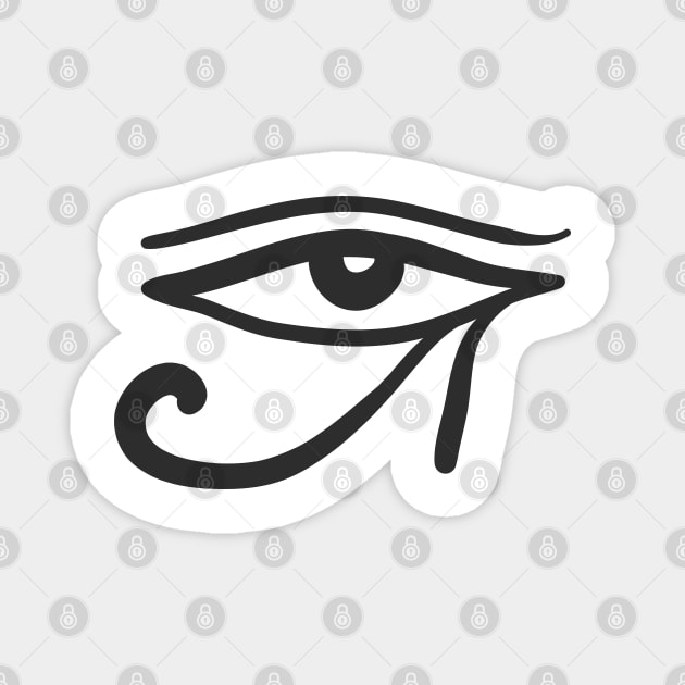 Egyptian eye Magnet by MinimalLineARt