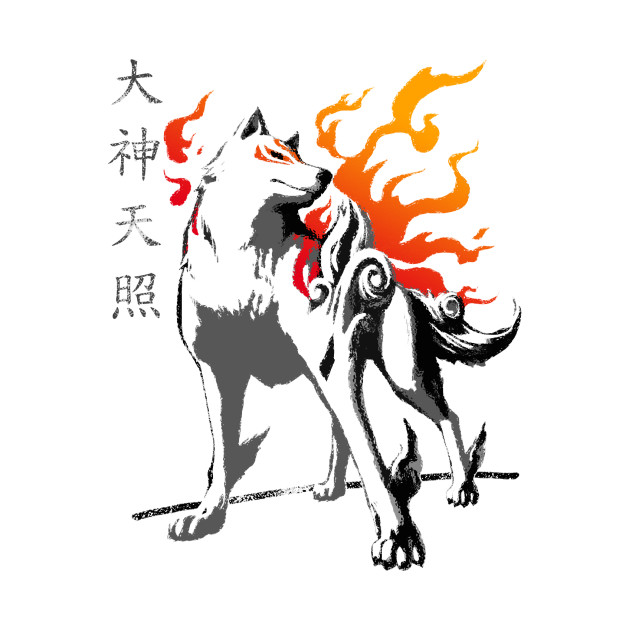 amaterasu okami t shirt