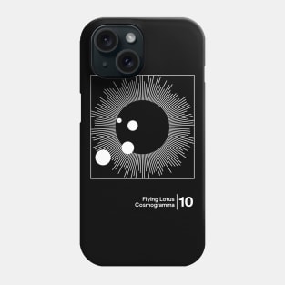 Cosmogramma / Minimalist Graphic Artwork Fan Design Phone Case