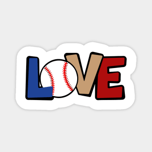 Baseball Love Magnet