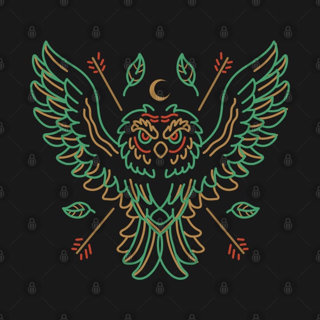 the green owl by donipacoceng