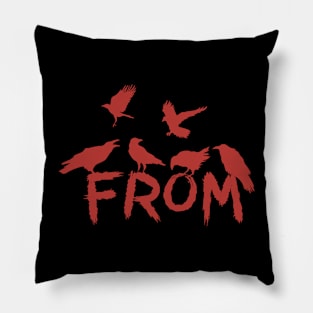 From Crows Logo Pillow