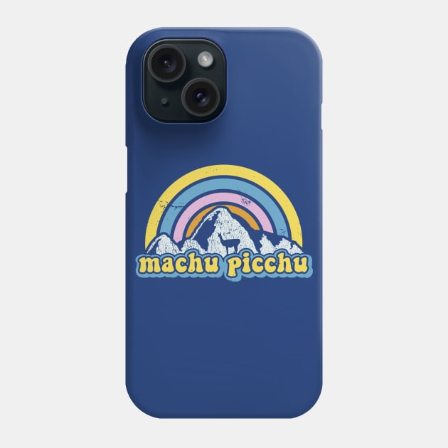 Machu Picchu - Peru - Retro Phone Case by TigerTom