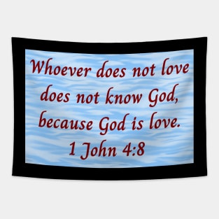 Bible Verse 1 John 4:8 Tapestry