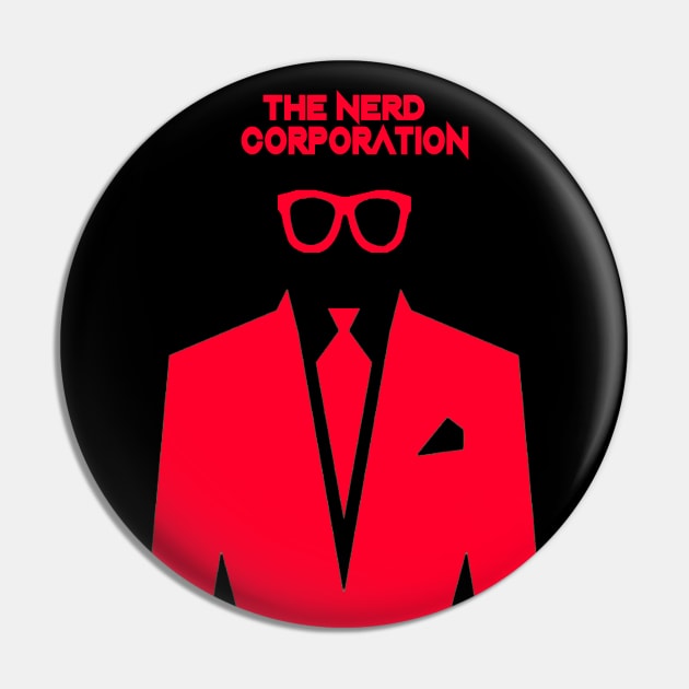 NCP Suit Red Pin by The Nerd Corporation