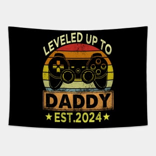 leveled up to daddy est 2024 Tapestry
