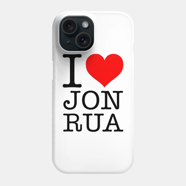 I ❤ Jon Rua Phone Case by thereader