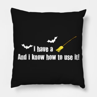 Broomstick Pillow