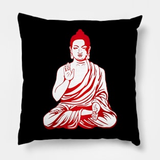 Buddha (red) Pillow