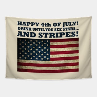 4th of july patriotic American flag Tapestry