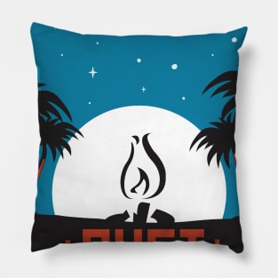 Rust: Night time Pillow