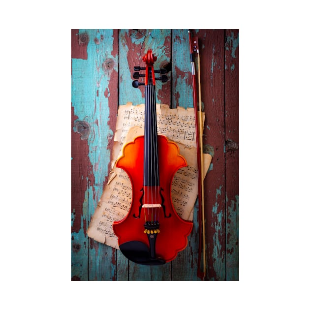 Hanging Baroque 5 String Violin by photogarry