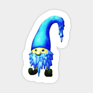 Icicle Gnome Drawing Magnet