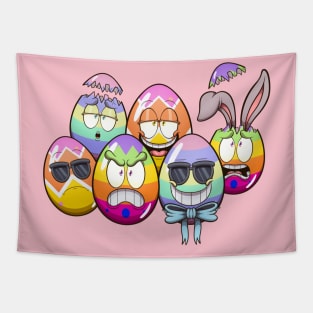 Cute Easter Eggs Tapestry