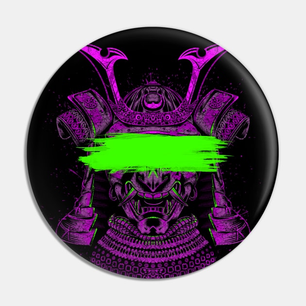 Crossed out samurai warrior Pin by albertocubatas