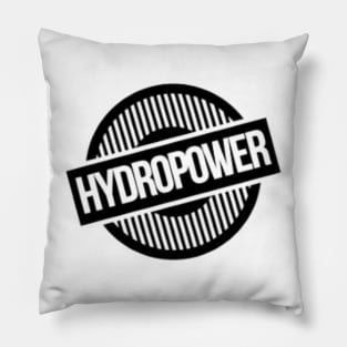 hydro sticker Pillow