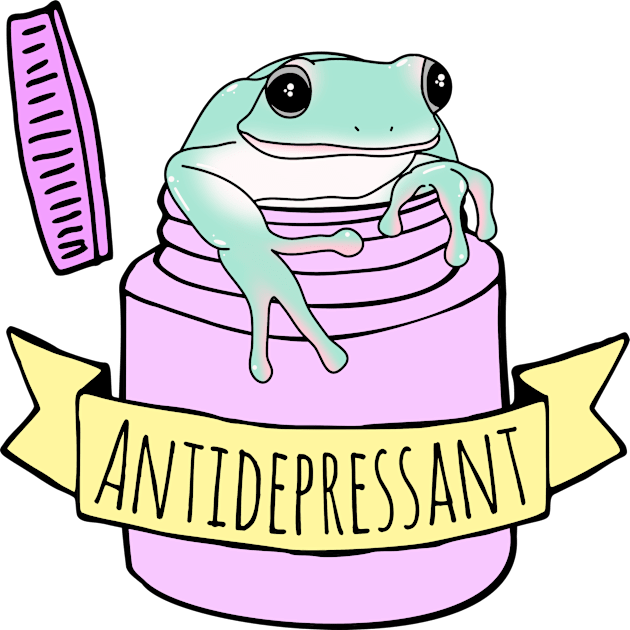 Antidepressant White Tree Frog Kids T-Shirt by FandomizedRose