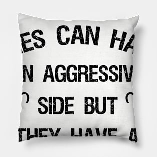 Aries can have an aggressive side but they have a sensitive heart Pillow