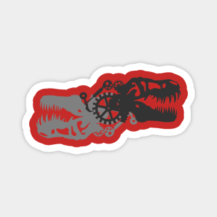 Double Tyrannosaurus Magnet