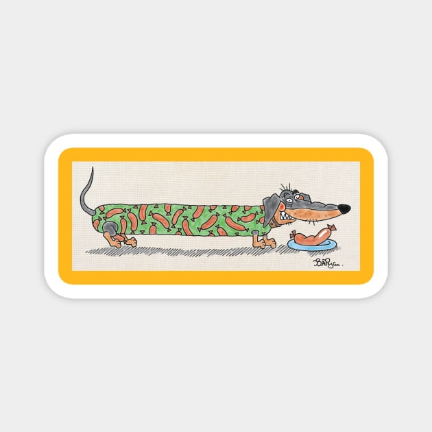 Dachshund Magnet by varus