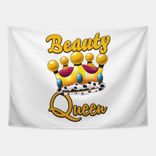 Beauty Queen logo Tapestry