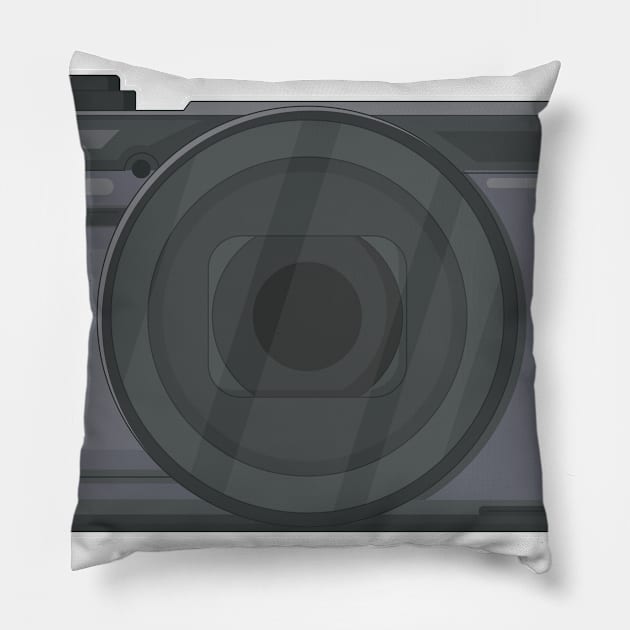 camera Pillow by Linescratches