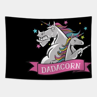 Dadacorn - Unicorn Dad T-Shirt Tapestry