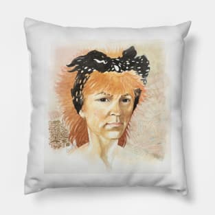 Self Portrait at 45 Pillow