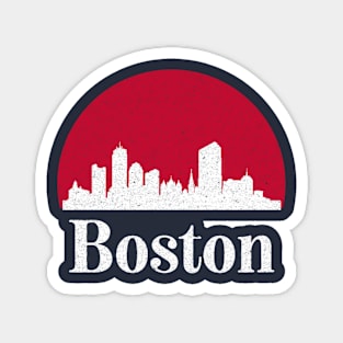 Boston City skyline Magnet
