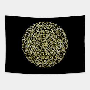 Golden mandala Tapestry