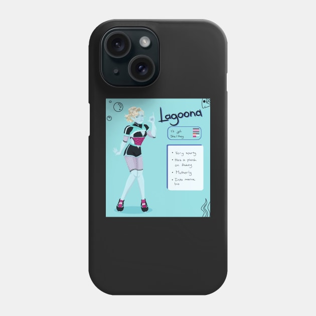 Lagoona Blue Phone Case by Cabbaged-Coffee