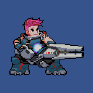 Overwatch - 16-Bit Zarya T-Shirt