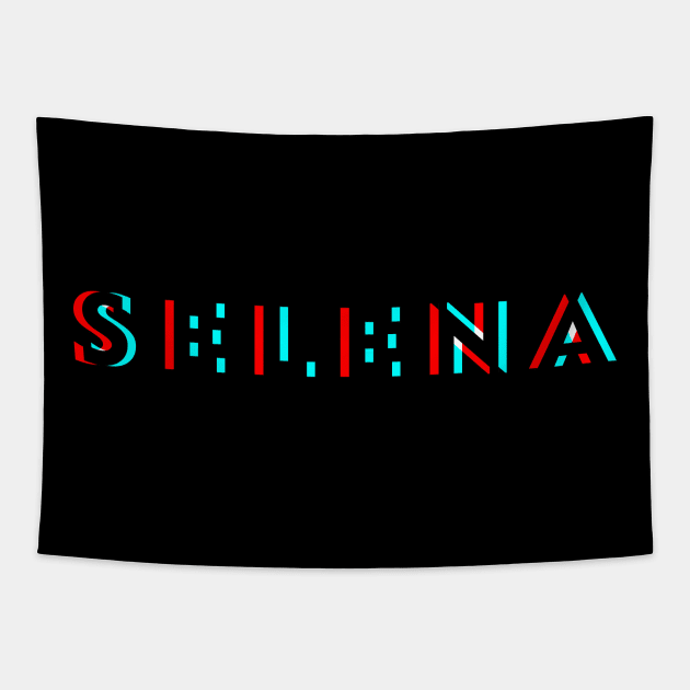 Selena Horizon Glitch Tapestry by BELLASOUND