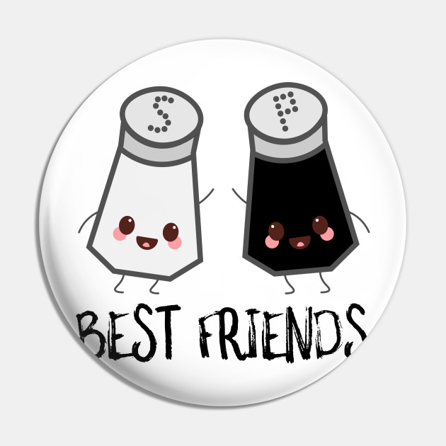 Kawaii Salt & Pepper Shakers: Best Friends Forever Art Board Print for  Sale by PanosTsalig