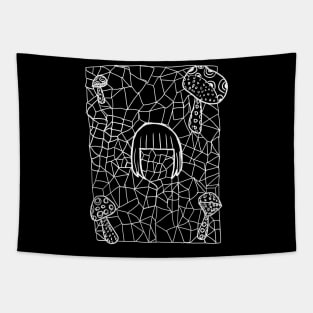 Yayoi_Kusamashrooms_2 Tapestry