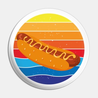 Happy Hot Dog Day Pin